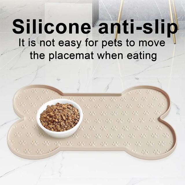 Napperon en silicone antidérapant pour animaux de compagnie | bol pour chien | tapis d'alimentation pour chien – Image 6