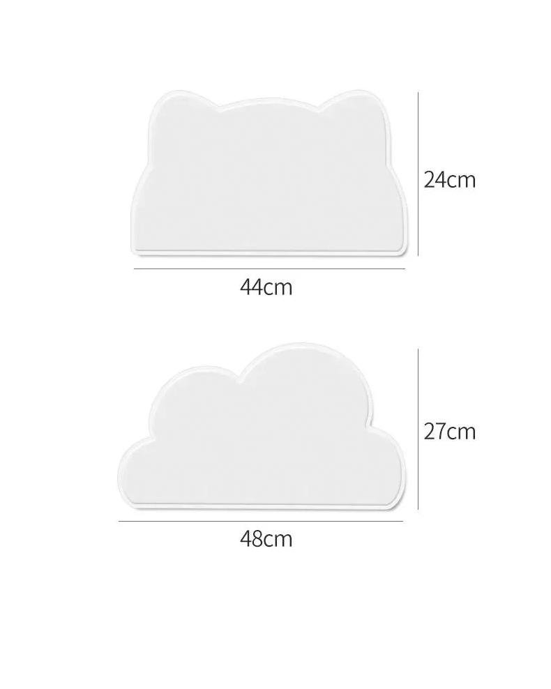 Coussin de bol en polymère de silicone antidérapant pour animaux de compagnie, tapis d'alimentation anti-fuite, mangeoire pour chat et chien, accessoires pour animaux de compagnie