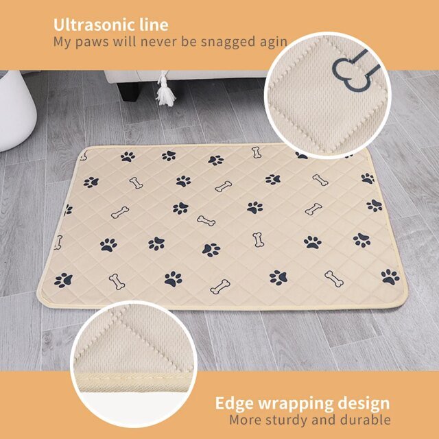 Coussinets de pipi lavables pour animaux de compagnie | tapis de pipi réutilisables pour chien | coussinets d'urine coordonnants pour chien – Image 4