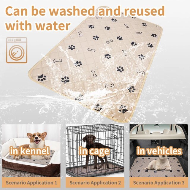 Coussinets de pipi lavables pour animaux de compagnie | tapis de pipi réutilisables pour chien | coussinets d'urine coordonnants pour chien – Image 5