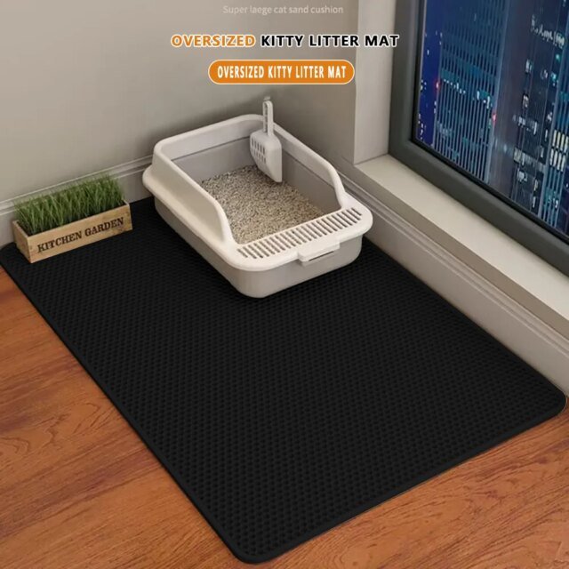 Polymères de Litière pour Chat | Double Couche, Imperméable, Lavable | Fournitures de Nettoyage pour Animaux de Compagnie