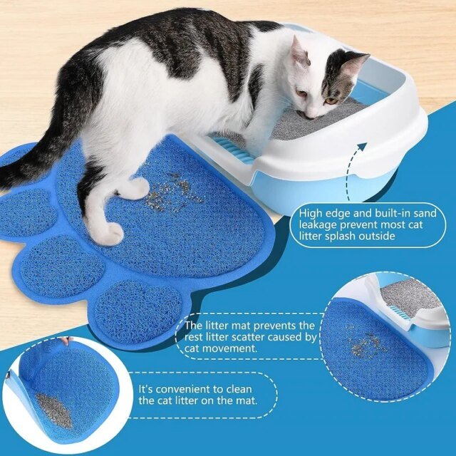 Polymères lavables pour litière pour animaux de compagnie | tampon de nettoyage pour chat | fournitures de toilette imperméables – Image 3