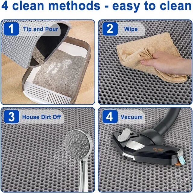 Polymères de Litière pour Chat | Double Couche, Imperméable, Lavable | Fournitures de Nettoyage pour Animaux de Compagnie – Image 3