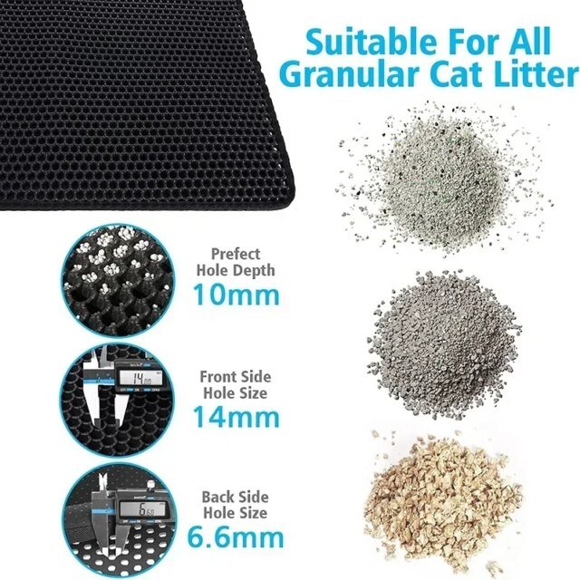 Polymères de Litière pour Chat | Double Couche, Imperméable, Lavable | Fournitures de Nettoyage pour Animaux de Compagnie – Image 4