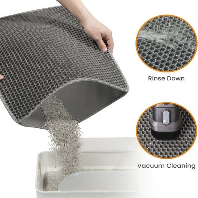 Polymères de Litière pour Chat | Double Couche, Imperméable, Lavable | Fournitures de Nettoyage pour Animaux de Compagnie – Image 2