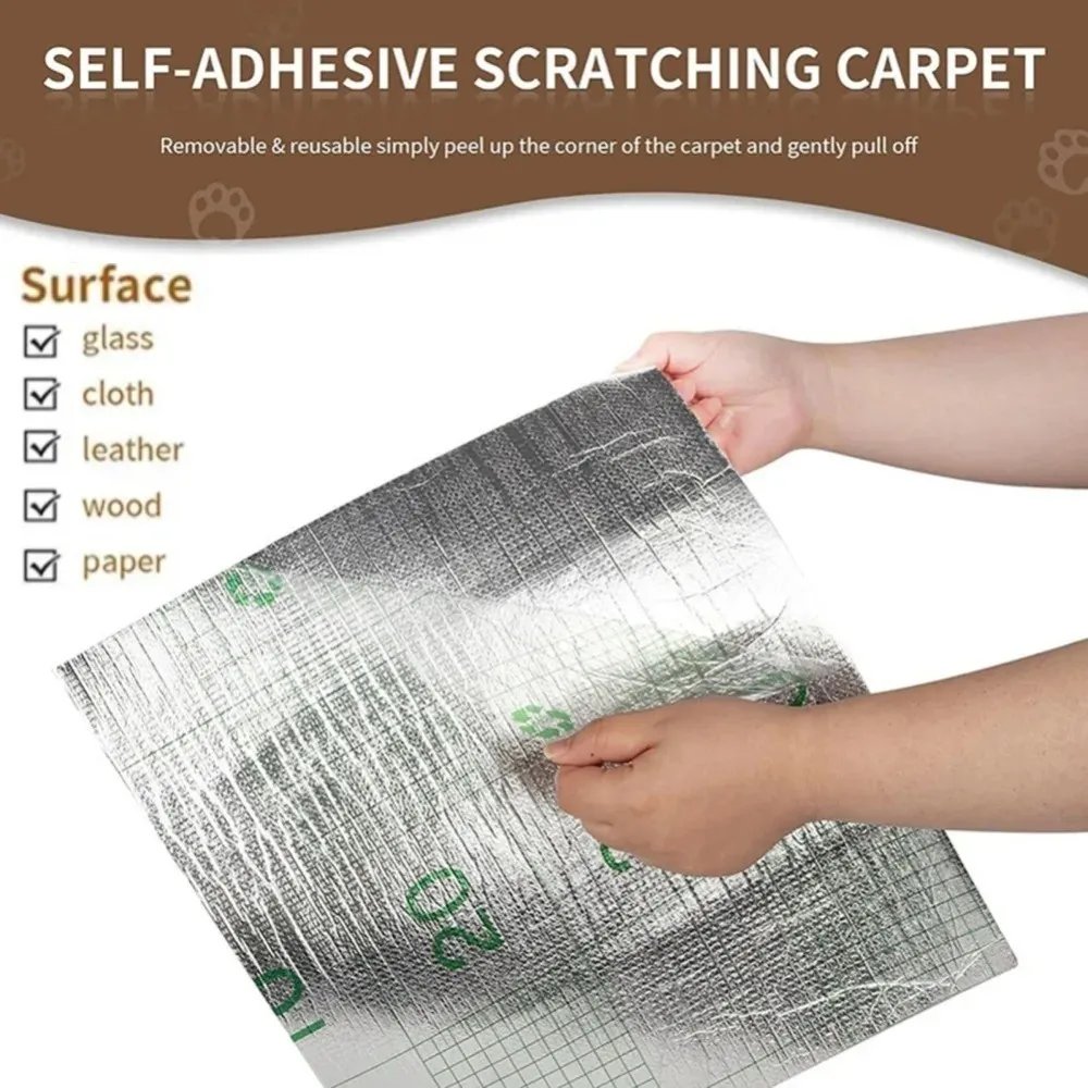 Canapé anti-rayures pour chat, Polymères inoling, Cadre d'escalade de meulage, Protection de canapé, Tapis auto-adhésif, Planche à gratter pour chats, Jouets pour chats