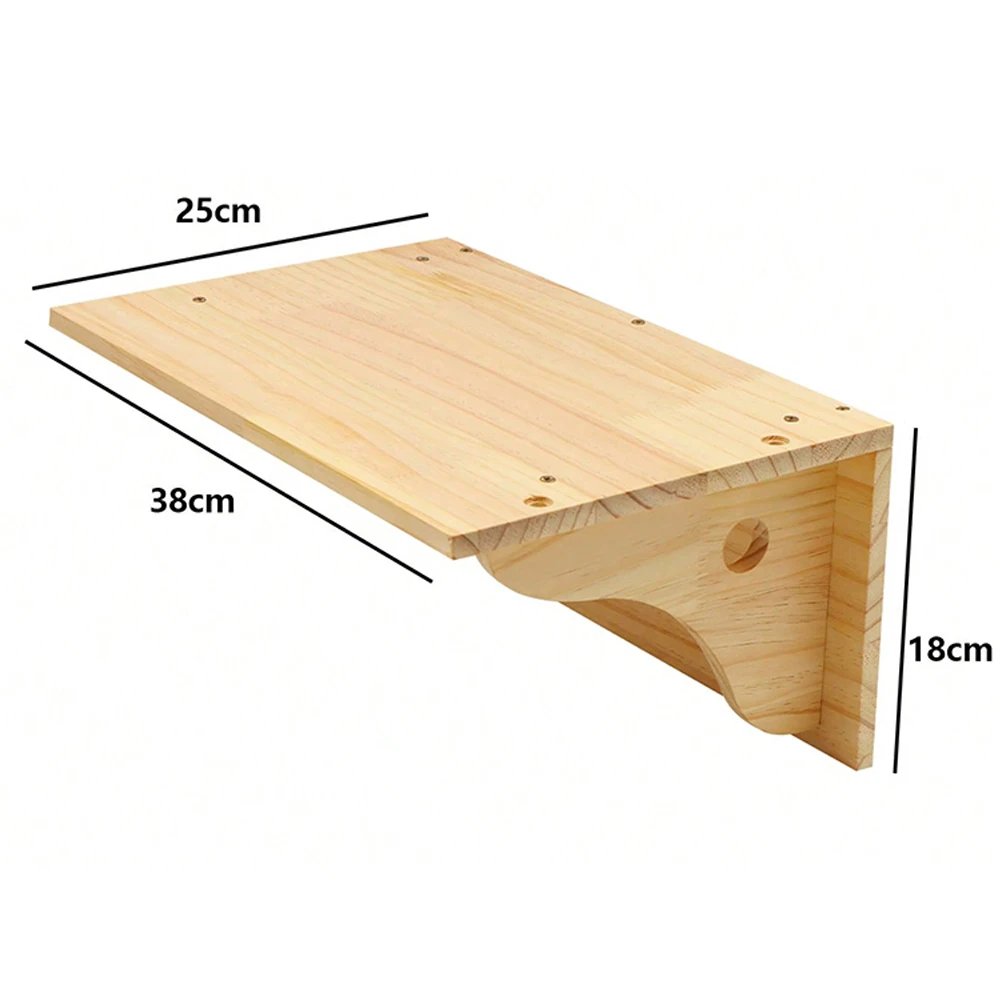 Ensemble d'étagères d'escalade en bois pour chat, meubles muraux, hamac, perchoir, échelle en sisal, lits à gratter, perchoirs stables pour chaton