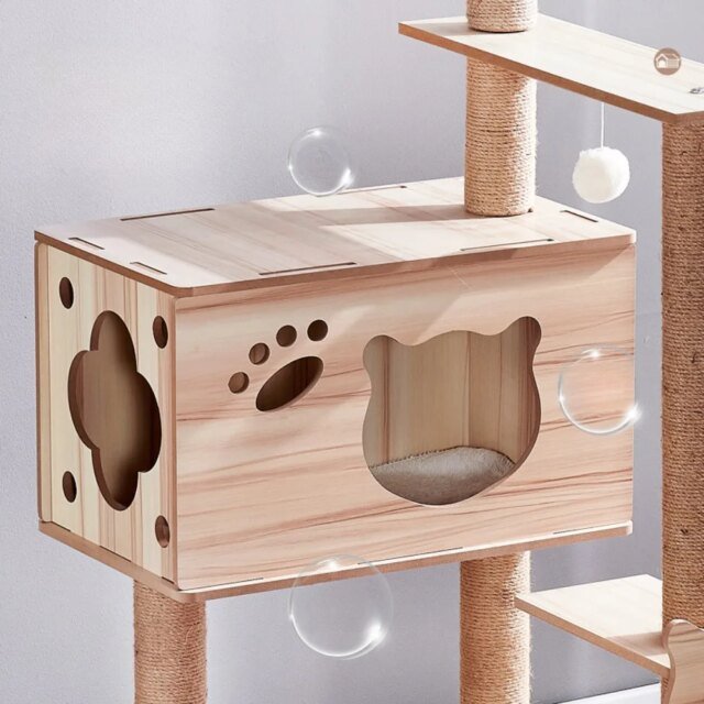 Cadre d'escalade à plusieurs couches pour chat | griffoirs ｜ planche à gratter｜tours multicouches – Image 3