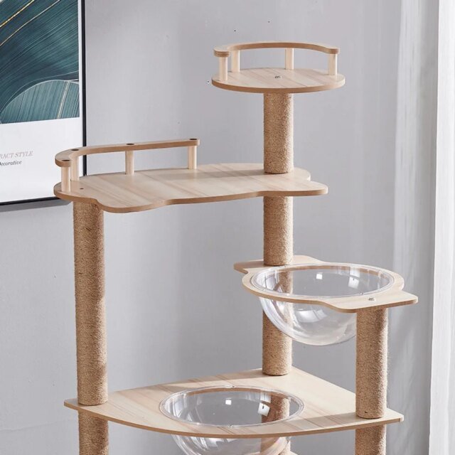 Cadre d'escalade à plusieurs couches pour chat | griffoirs ｜ planche à gratter｜tours multicouches – Image 2