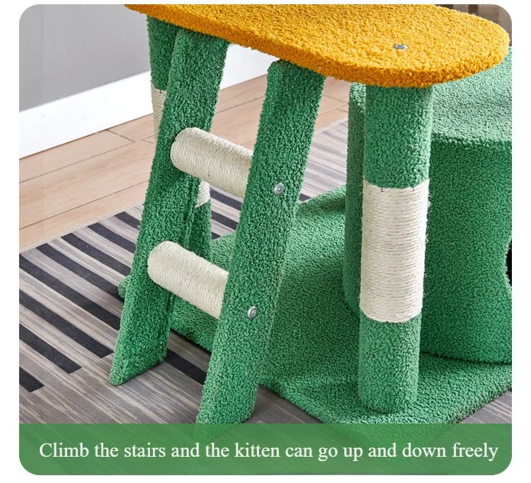 Cadre d'escalade pour chat, ULde sisal, accent de chat, arbre à chat intégré, plate-forme de saut, petite taille Cadre d'escalade pour chat, ULde sisal, accent de chat, arbre à chat intégré, plate-forme de saut, petite taille
