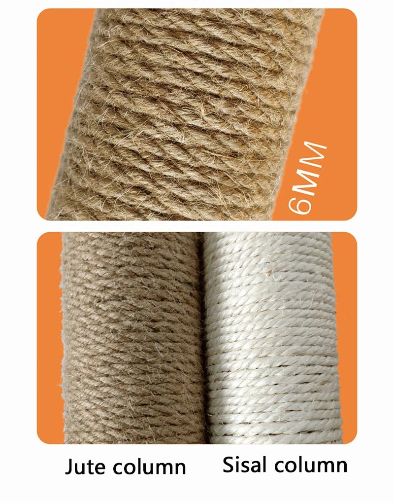 Arbre à Gratter pour Chat, Cadre d'Escalade en Sisal, Accessoires de Remplacement, Jouet pour Chaton, Meubles pour Animaux de Compagnie, Poteau à Gratter