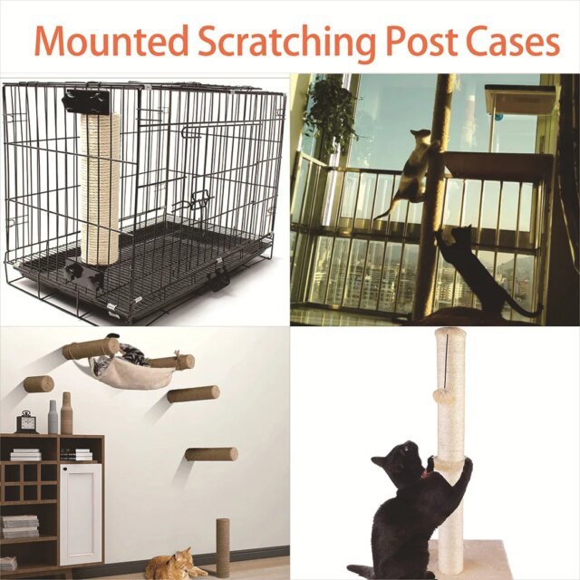 Arbre à Gratter pour Chat｜Cadre d'Escalade en Sisal｜Jouet pour Chaton｜Meubles pour Animaux de Compagnie｜Poteau à Gratter – Image 3