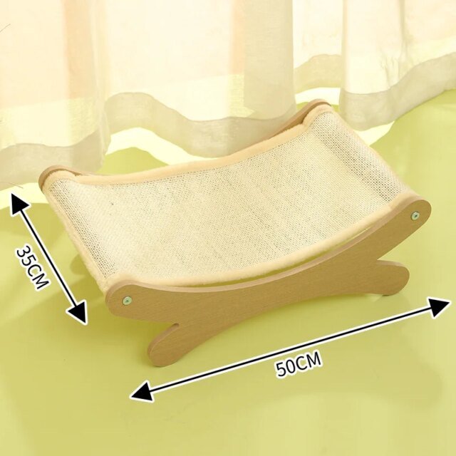Chaises à bascule en bois massif pour animaux de compagnie | hamacs confortables | meubles pour animaux de compagnie – Image 4