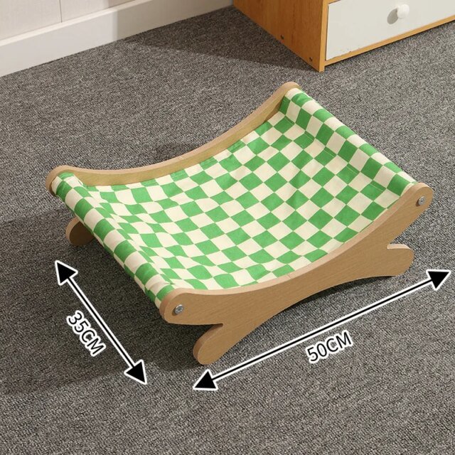 Chaises à bascule en bois massif pour animaux de compagnie | hamacs confortables | meubles pour animaux de compagnie – Image 5