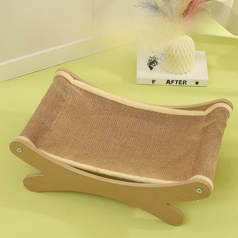 Chaises à bascule en bois massif pour animaux de compagnie, lits réglables, poignées amovibles, hamacs confortables, paniers de confrontation, meubles pour animaux de compagnie, chats et chiens, été Chaises à bascule en bois massif pour animaux de compagnie, lits réglables, poignées amovibles, hamacs confortables, paniers de confrontation, meubles pour animaux de compagnie, chats et chiens, été