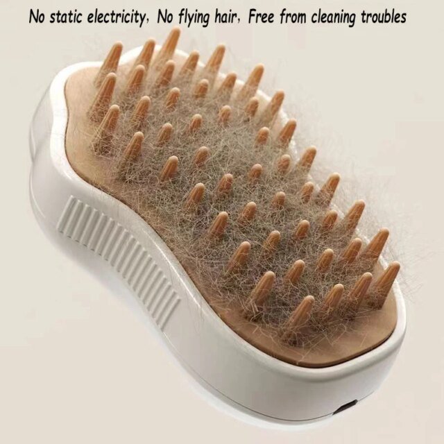 Brosse à Vapeur Électrique 3 en 1 pour Animaux de Compagnie | Peigne pour Chien et Chat – Image 2
