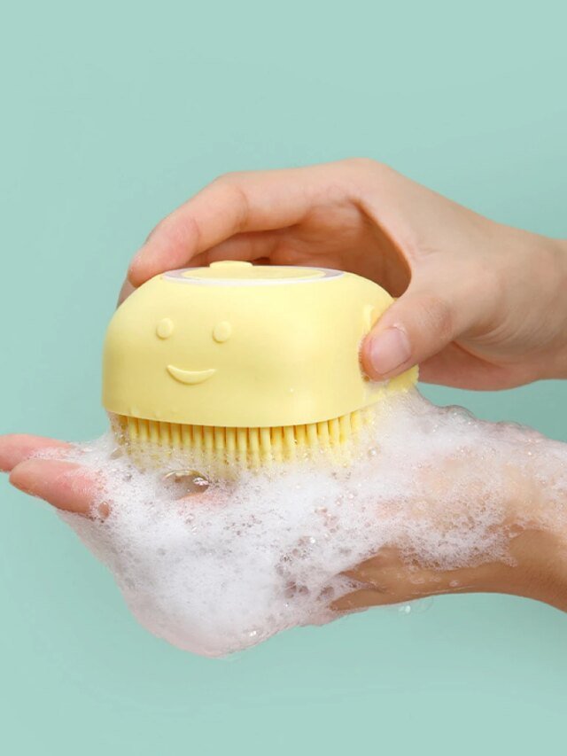 Gants de massage en silicone souple pour animaux de compagnie｜brosse de lavage de bain pour chien – Image 5