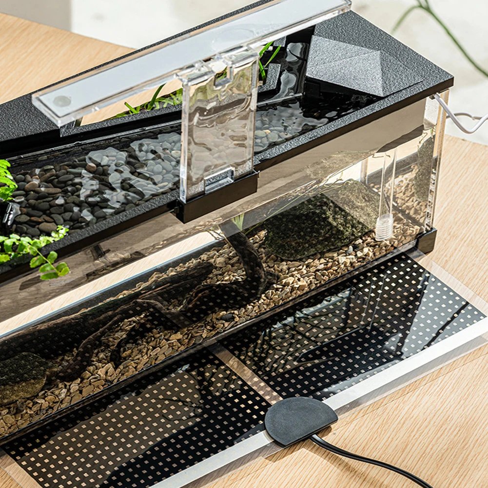 Pompe à eau claire intégrée pour petits poissons, aquarium précieux, couvercle transparent, système de subvention logique de pingouin, haute transparence, acrylique recta