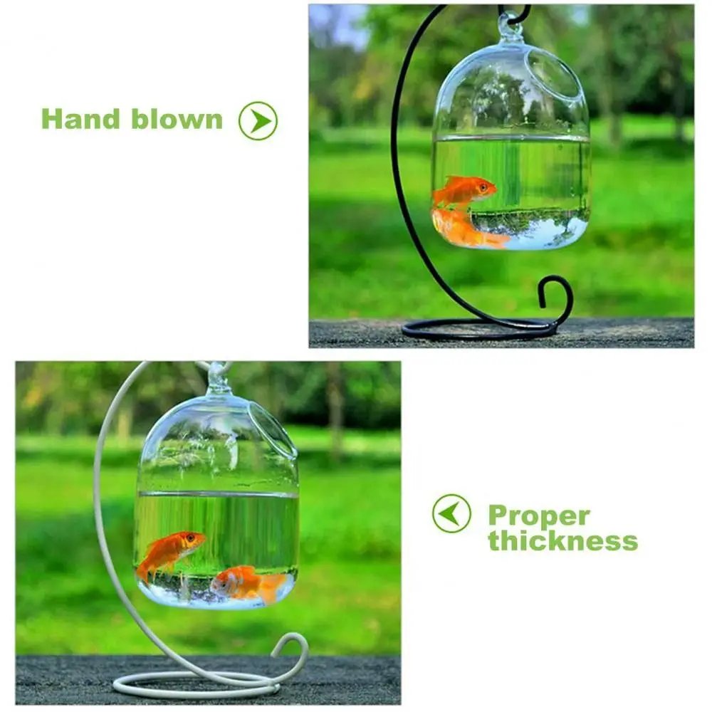 Vase à Poissons Précieux en Verre de Conface de Forme Ronde ou Rectangulaire, Ornement Transparent avec Support T1, pour Aquarium, Décoration de la Maison Vase à Poissons Précieux en Verre de Conface de Forme Ronde ou Rectangulaire, Ornement Transparent avec Support T1, pour Aquarium, Décoration de la Maison