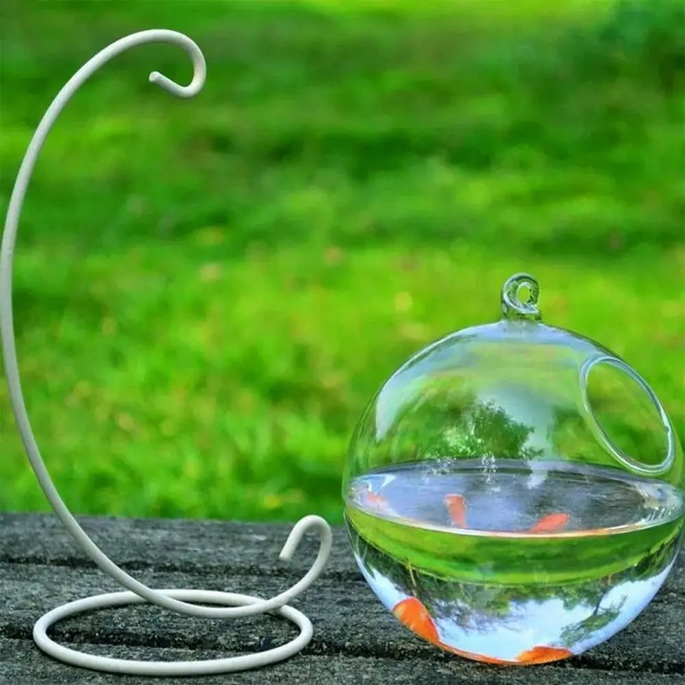 Vase à Poissons Précieux en Verre de Conface de Forme Ronde ou Rectangulaire, Ornement Transparent avec Support T1, pour Aquarium, Décoration de la Maison Vase à Poissons Précieux en Verre de Conface de Forme Ronde ou Rectangulaire, Ornement Transparent avec Support T1, pour Aquarium, Décoration de la Maison