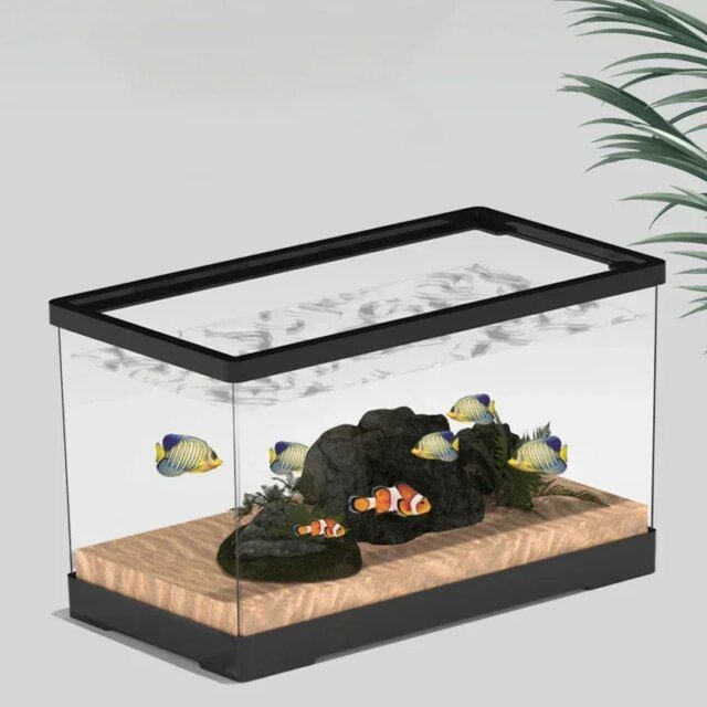 Aquariums transparents et aquariums en plastique l'horloge｜boîte d'élevage｜aquarium précieux｜aquariums de poissons rouges – Image 6