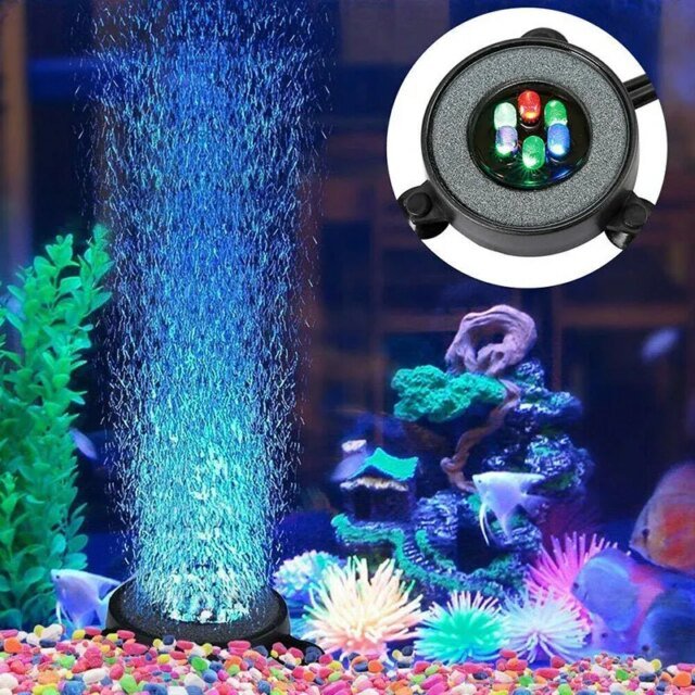 Lumière précieuse sous-marine pour poissons | lampe à bulles d'air pour aquarium