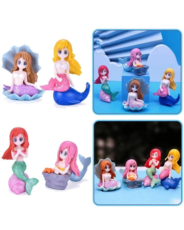 Décoration d'Aquarium en Plastique, Précieux Ornement de Petite Sirène, FigAuckland Miniature, Décor de Gâteau, Accessoires Artisanaux de Bureau Décoration d'Aquarium en Plastique, Précieux Ornement de Petite Sirène, FigAuckland Miniature, Décor de Gâteau, Accessoires Artisanaux de Bureau