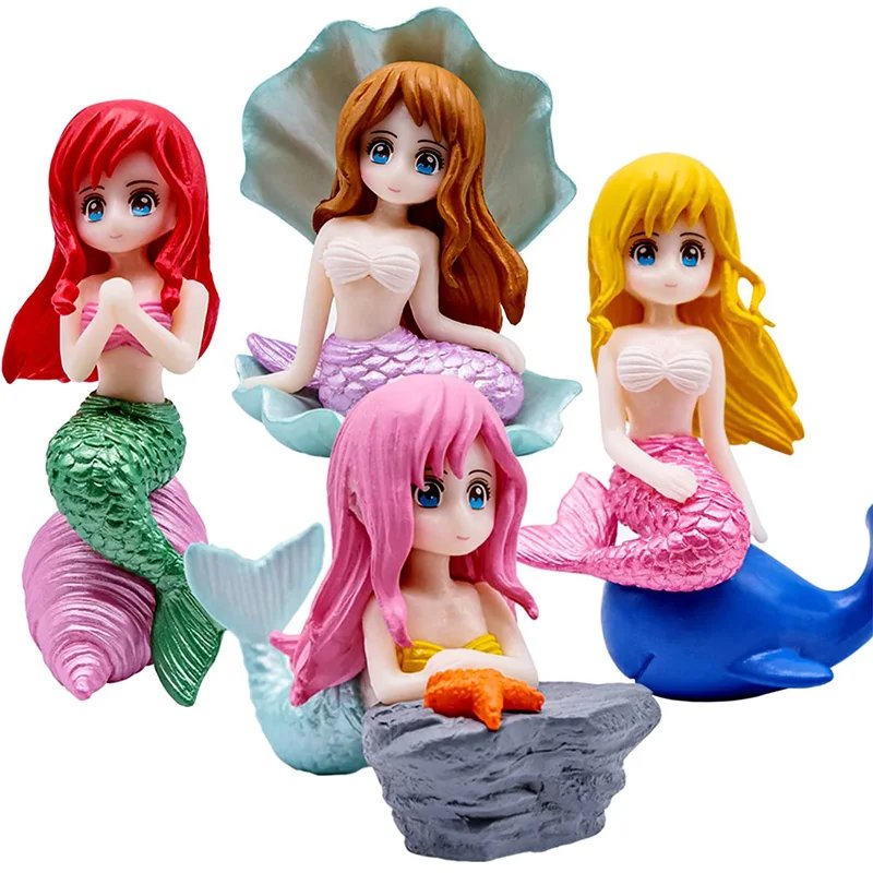 Décoration d'Aquarium en Plastique, Précieux Ornement de Petite Sirène, FigAuckland Miniature, Décor de Gâteau, Accessoires Artisanaux de Bureau Décoration d'Aquarium en Plastique, Précieux Ornement de Petite Sirène, FigAuckland Miniature, Décor de Gâteau, Accessoires Artisanaux de Bureau