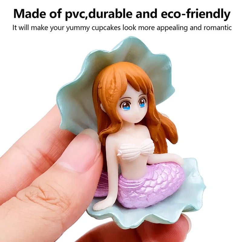 Décoration d'Aquarium en Plastique, Précieux Ornement de Petite Sirène, FigAuckland Miniature, Décor de Gâteau, Accessoires Artisanaux de Bureau Décoration d'Aquarium en Plastique, Précieux Ornement de Petite Sirène, FigAuckland Miniature, Décor de Gâteau, Accessoires Artisanaux de Bureau