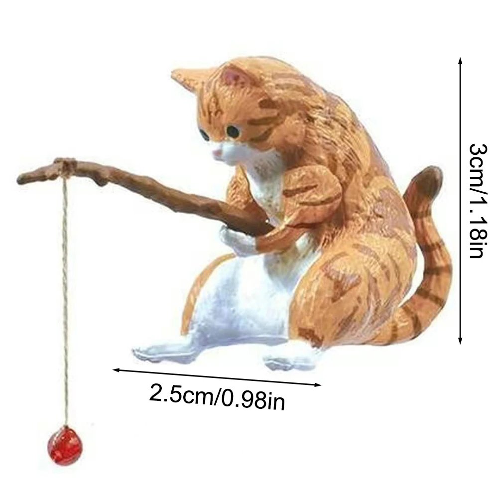 Décoration d'aquarium de pêche de chat, poisson précieux, intensifié, affichage, confliction, 1 pièce