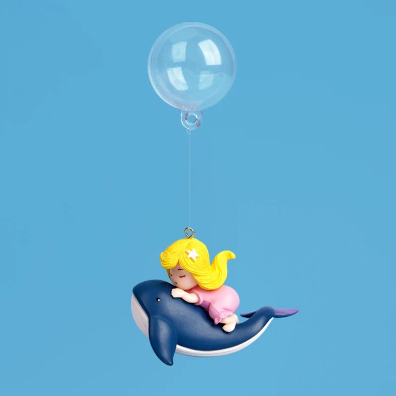 Décor d'Aquarium de Poissons de Dessin Animé, Mini Plongeur, Simulation de Sirène Flottante, Décoration Précieuse, Pendentif Kiki, Accessoires