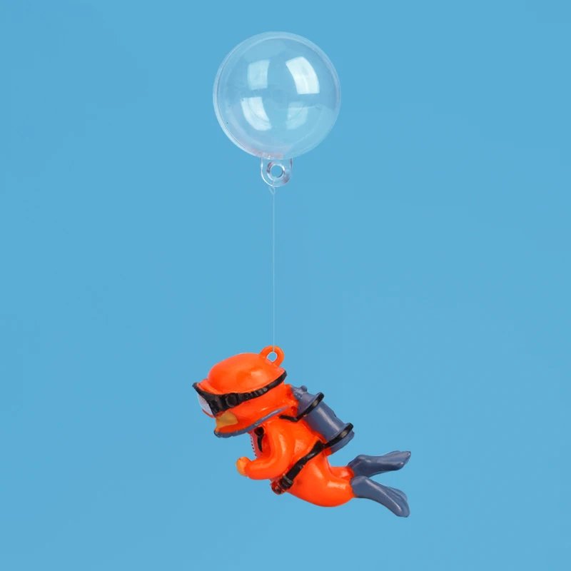 Décor d'Aquarium de Poissons de Dessin Animé, Mini Plongeur, Simulation de Sirène Flottante, Décoration Précieuse, Pendentif Kiki, Accessoires