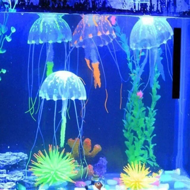 Aquarium lumineux artificiel en Silicone | ornement décoratif pour la maison – Image 5