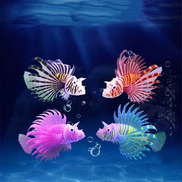 Aquarium lumineux artificiel en Silicone | ornement décoratif pour la maison