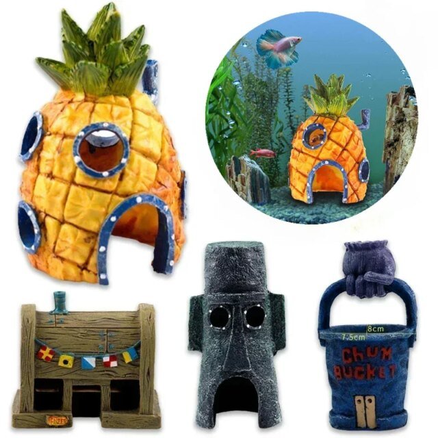Décoration d'Aquarium Précieux | Accessoires de Poisson