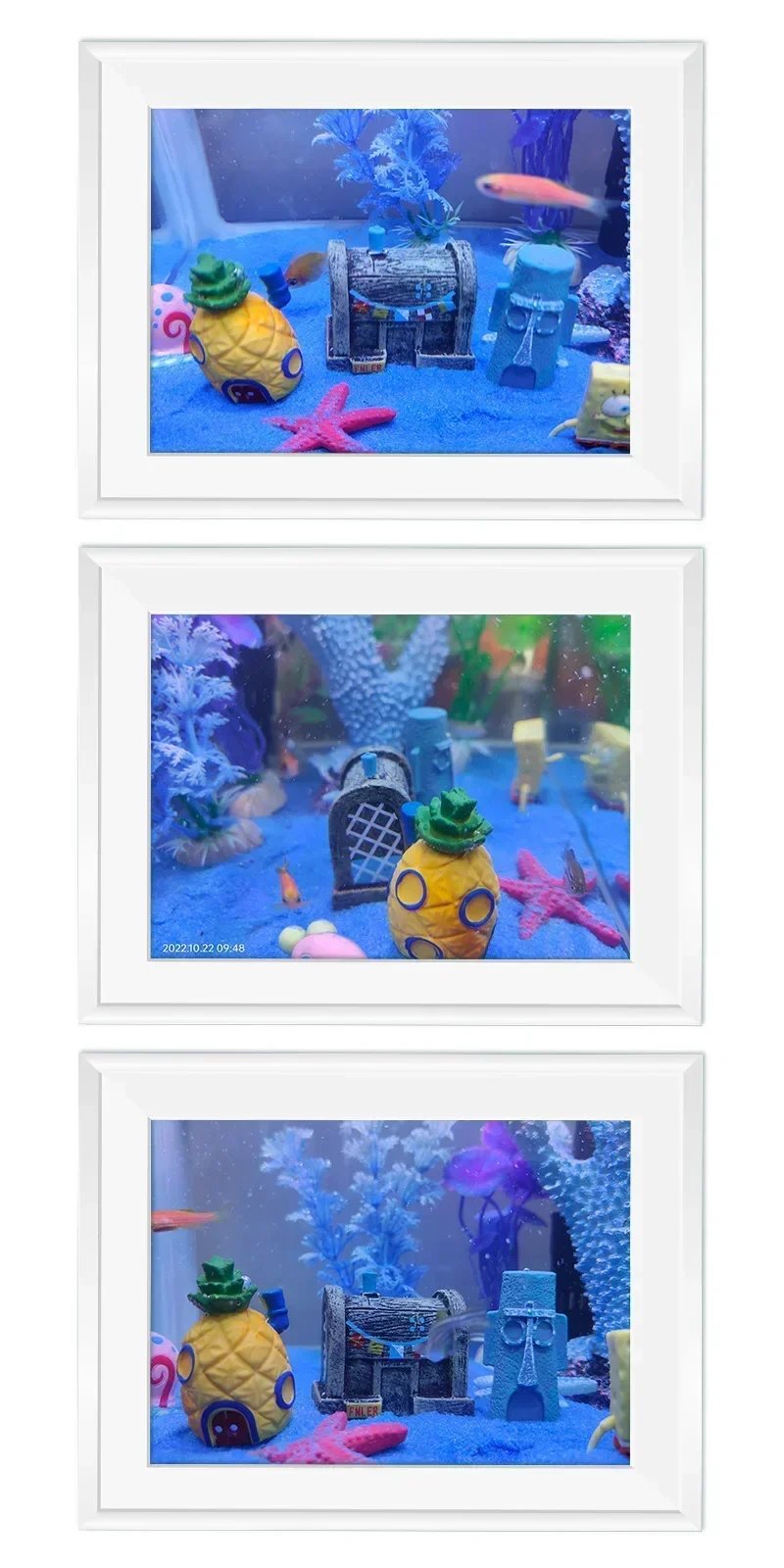 Décoration d'Aquarium Précieux, Accessoires de Poisson, Dessin Animé Rick, Ananas, Maison Décoration d'Aquarium Précieux, Accessoires de Poisson, Dessin Animé Rick, Ananas, Maison