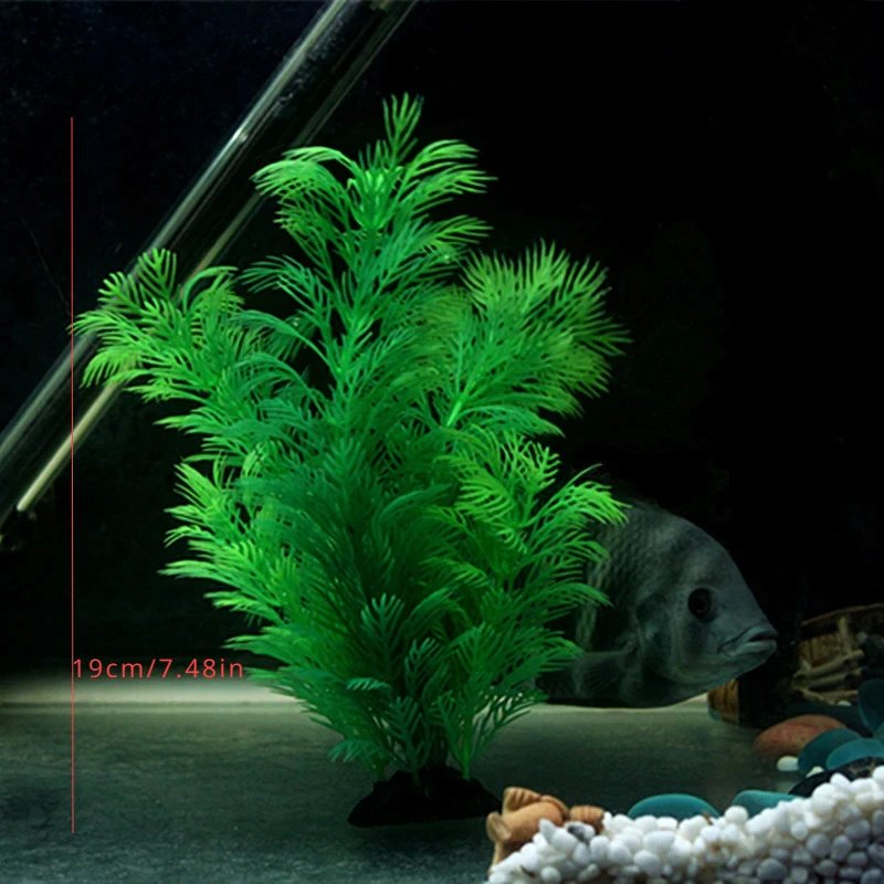 Mauvaises Herbes d'Eau Artificielles pour Simulation d'Aquarium, Plantes Aquatiques Ornementales avec Poisson Précieux, Accessoires de Décoration Mauvaises Herbes d'Eau Artificielles pour Simulation d'Aquarium, Plantes Aquatiques Ornementales avec Poisson Précieux, Accessoires de Décoration