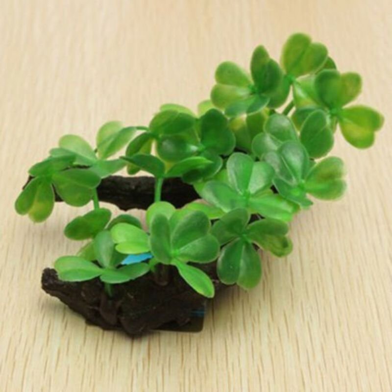 Tronc d'arbre de tortue artificielle en plastique, bois flotté, aquarium, poisson précieux, reptile, intervalles, racines exécutives, plante, ornement de décoration en bois