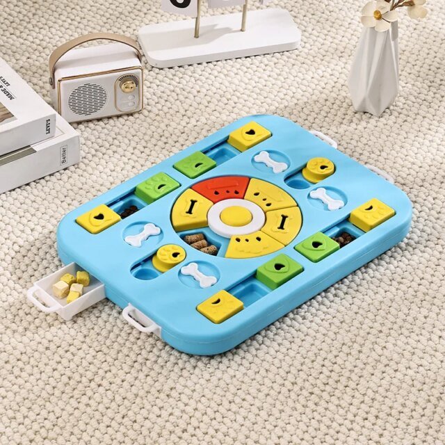 Jouet puzzle pour animaux de compagnie avec bol audible | mangeoire pour chien et chat | fournitures pour animaux de compagnie – Image 5