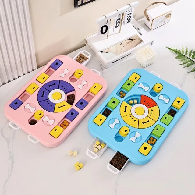 Jouet puzzle pour animaux de compagnie avec bol audible | mangeoire pour chien et chat | fournitures pour animaux de compagnie – Image 2