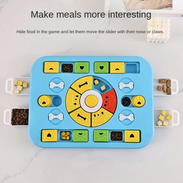 Jouet puzzle pour animaux de compagnie avec bol audible | mangeoire pour chien et chat | fournitures pour animaux de compagnie – Image 3