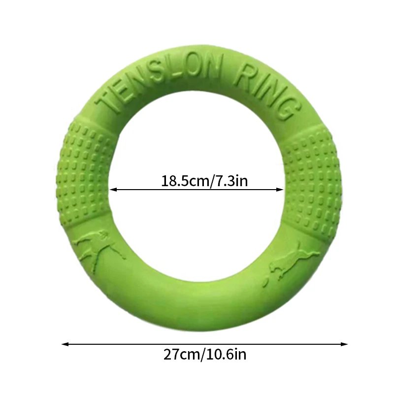 Anneau d'entraînement pour chien, extracteur de disque volant, jouet ChFukToys, jouet coule extérieur, fournitures de jeu pour chiot, Zabawki Dla Psa
