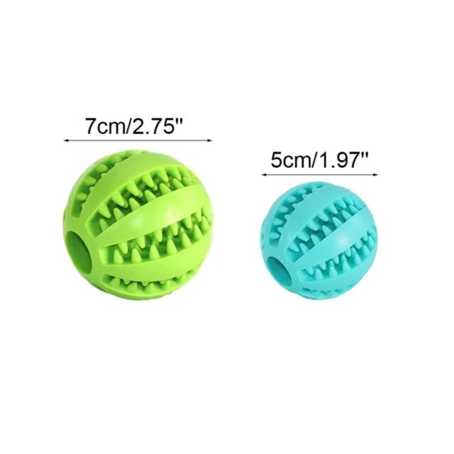 Balle en caoutchouc qui fuit pour chien et chat | jouet coule pour animaux de compagnie | jouets d'alimentation – Image 4
