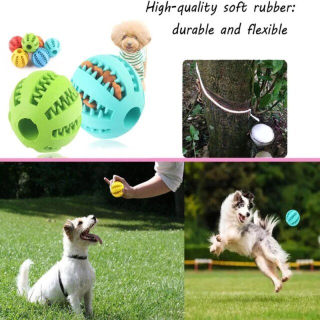Balle en caoutchouc qui fuit pour chien et chat | jouet coule pour animaux de compagnie | jouets d'alimentation – Image 5