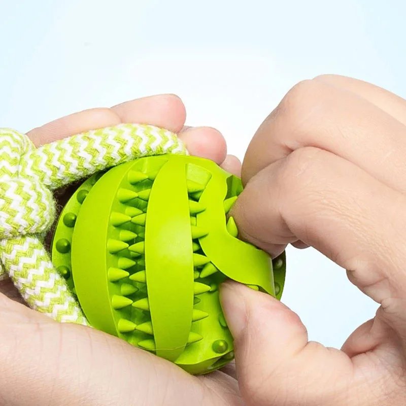 Ikfor-Jouets Interactifs pour Chiens de Compagnie, Corde Soucieuse en Caoutchouc, Fuite, Petits et Moyens Chiens, ChFukBite Degré, Livres de Dents pour Animaux de Compagnie