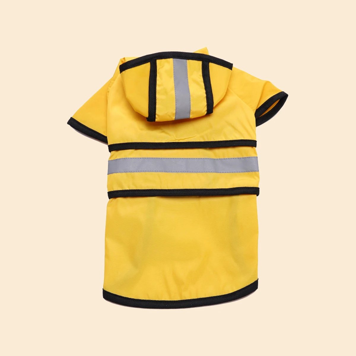 Imperméable imperméable pour grand chien, vêtements réglables pour animaux de compagnie, veste de pluie légère, poncho, sweats à capuche avec coulée de bande