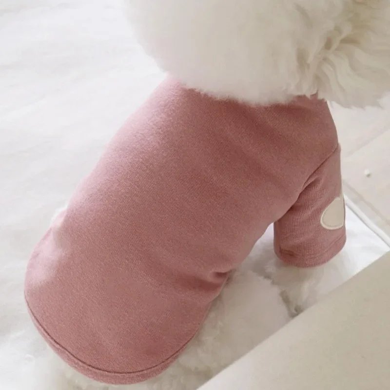 Sweat à capuche chaud pour animaux de compagnie, chemise de base, mignon, ours en peluche, Yorkshire, chat, vêtements pour chiens, vêtements pour chiots, créateur, hiver, amour