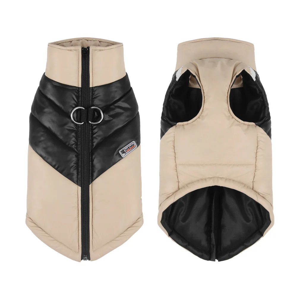 Veste imperméable pour chien, vêtements chauds pour petits et grands chiens, manteau pour chiot, émail Chihuahua, bouledogue français SARL, perforé, PDPCostume, hiver