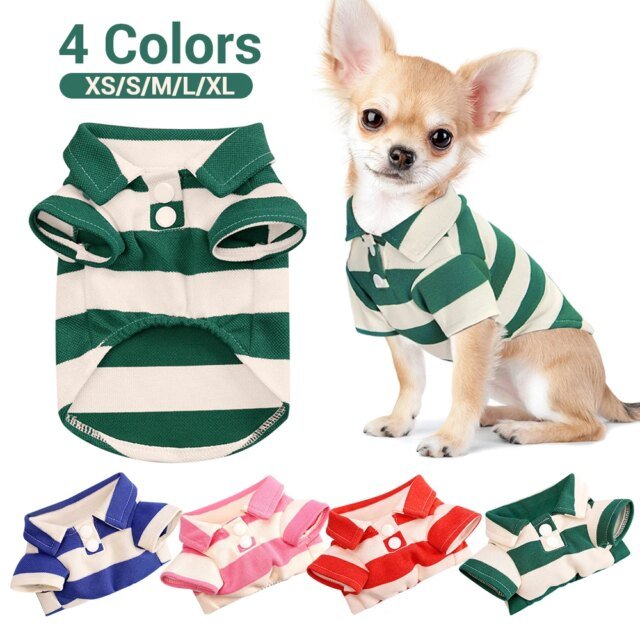 Chemise d'été pour chien de compagnie | vêtements décontractés pour petits et grands chiens  | T-shirt pour chats