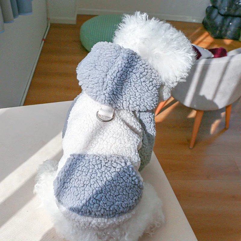 Pull à capuche Berber Smile Puppy pour chiens, vêtements chauds pour animaux de compagnie avec structure, petits chiens, FN anian SARL, masques perforés PVD, hiver
